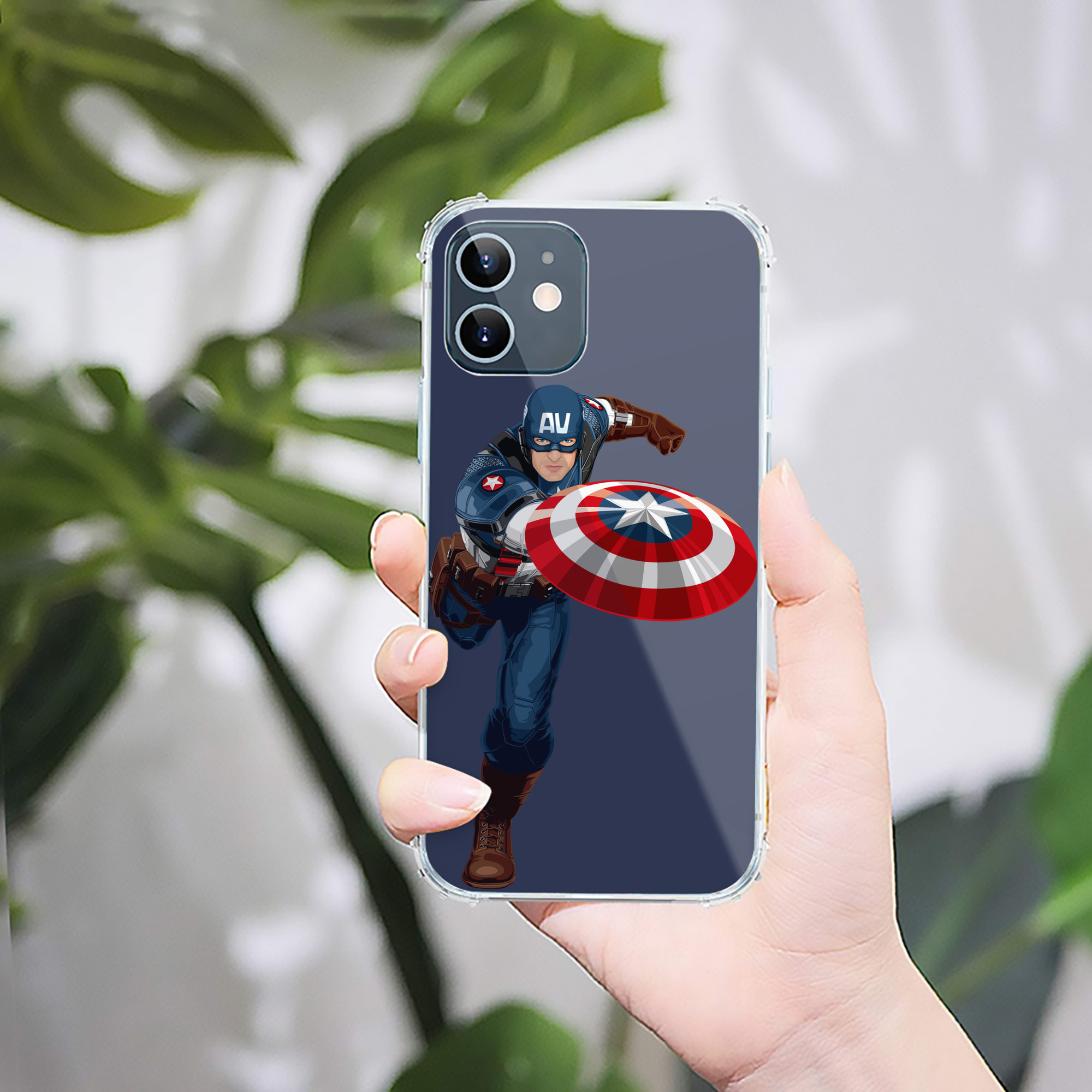 （画像用） アベンジャーズ The Avengers 【iPhone 12シリーズ対応】透明スマホケース（クリアソフトケース）